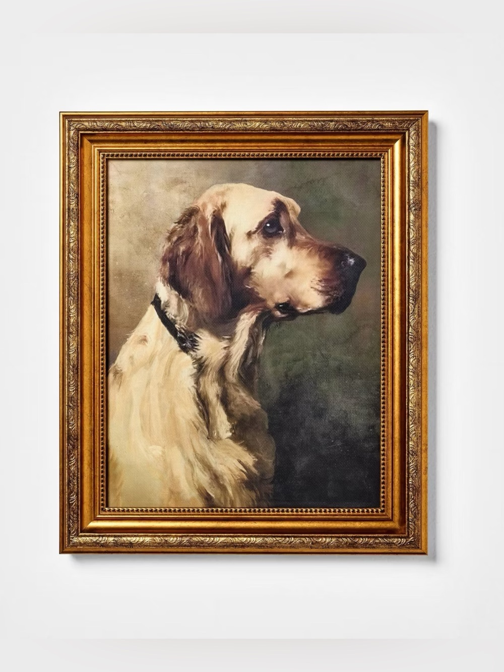 10"x12" Dog Wall Art Gold - Threshold™ designed with Studio McGee